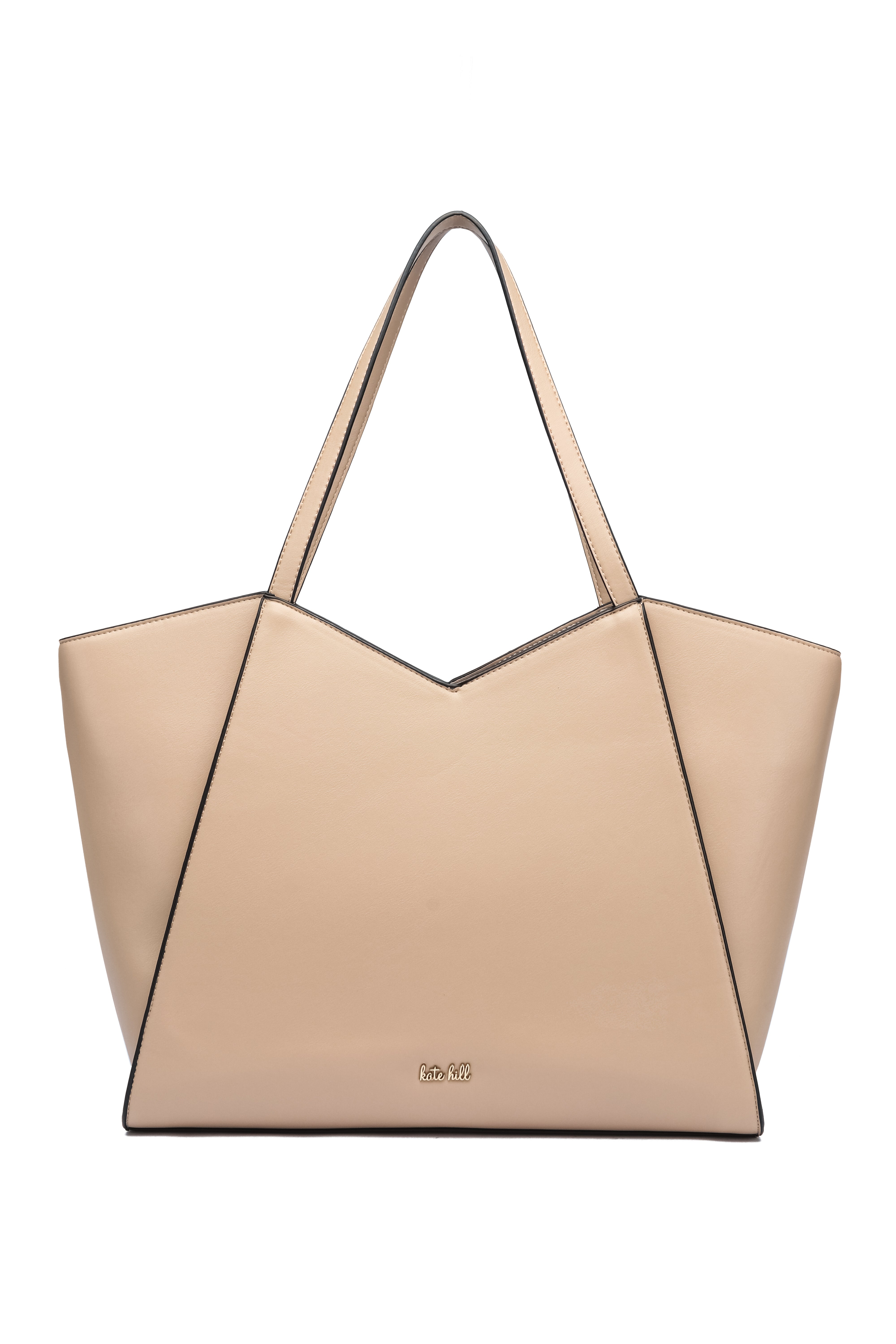 Kate Hill - KH2623 Callie Tote Dual carry handle - Latte
