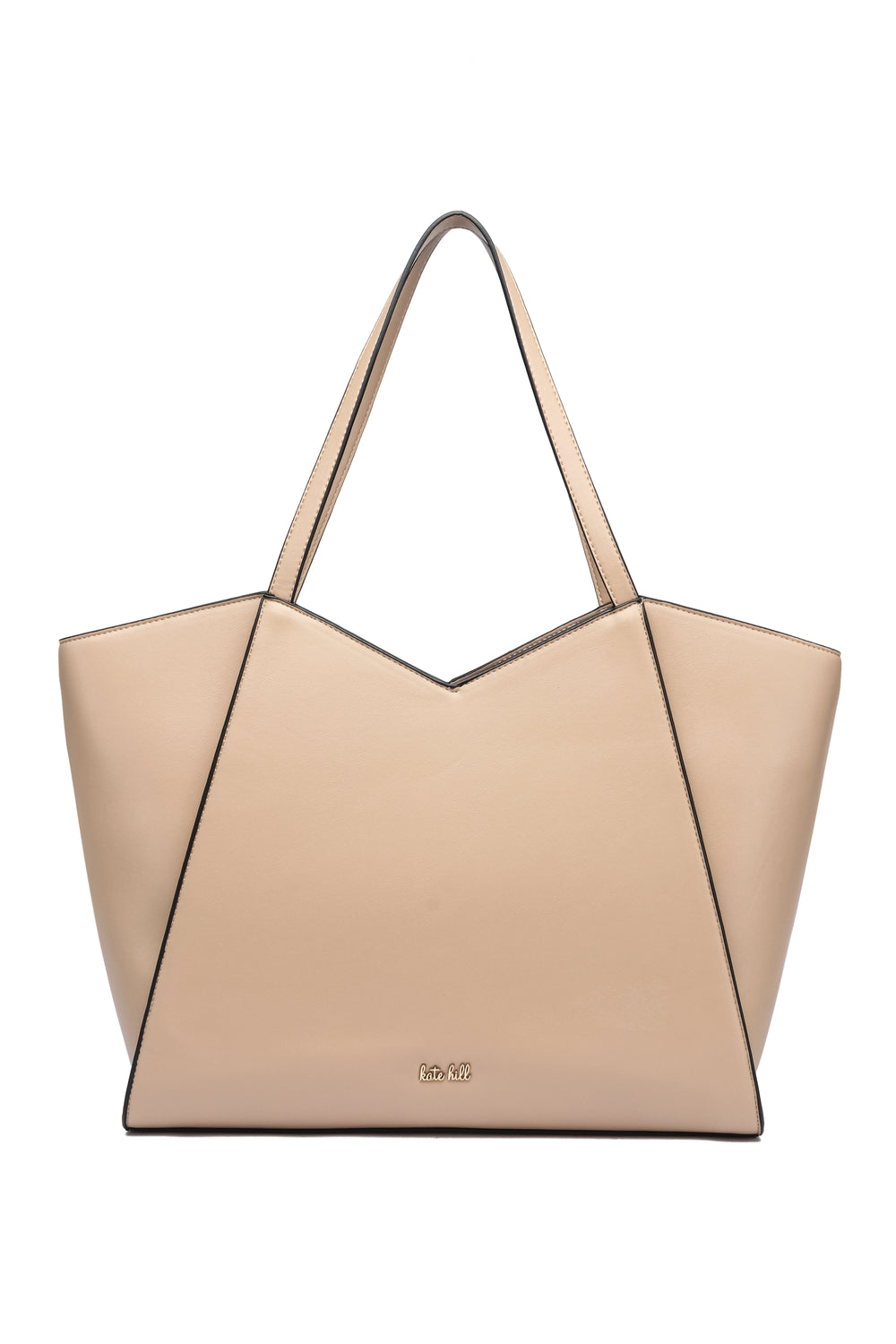 Kate Hill - KH2623 Callie Tote Dual Carry Handle - Latte