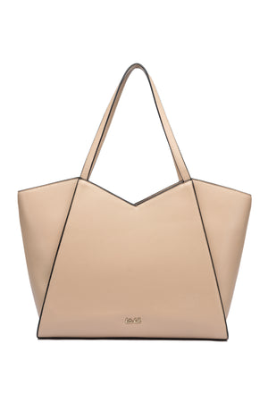 Kate Hill - KH2623 Callie Tote Dual Carry Handle - Latte