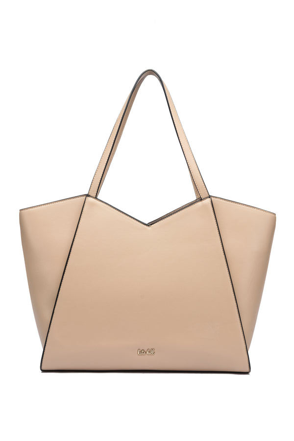 Kate Hill - KH2623 Callie Tote Dual Carry Handle - Latte