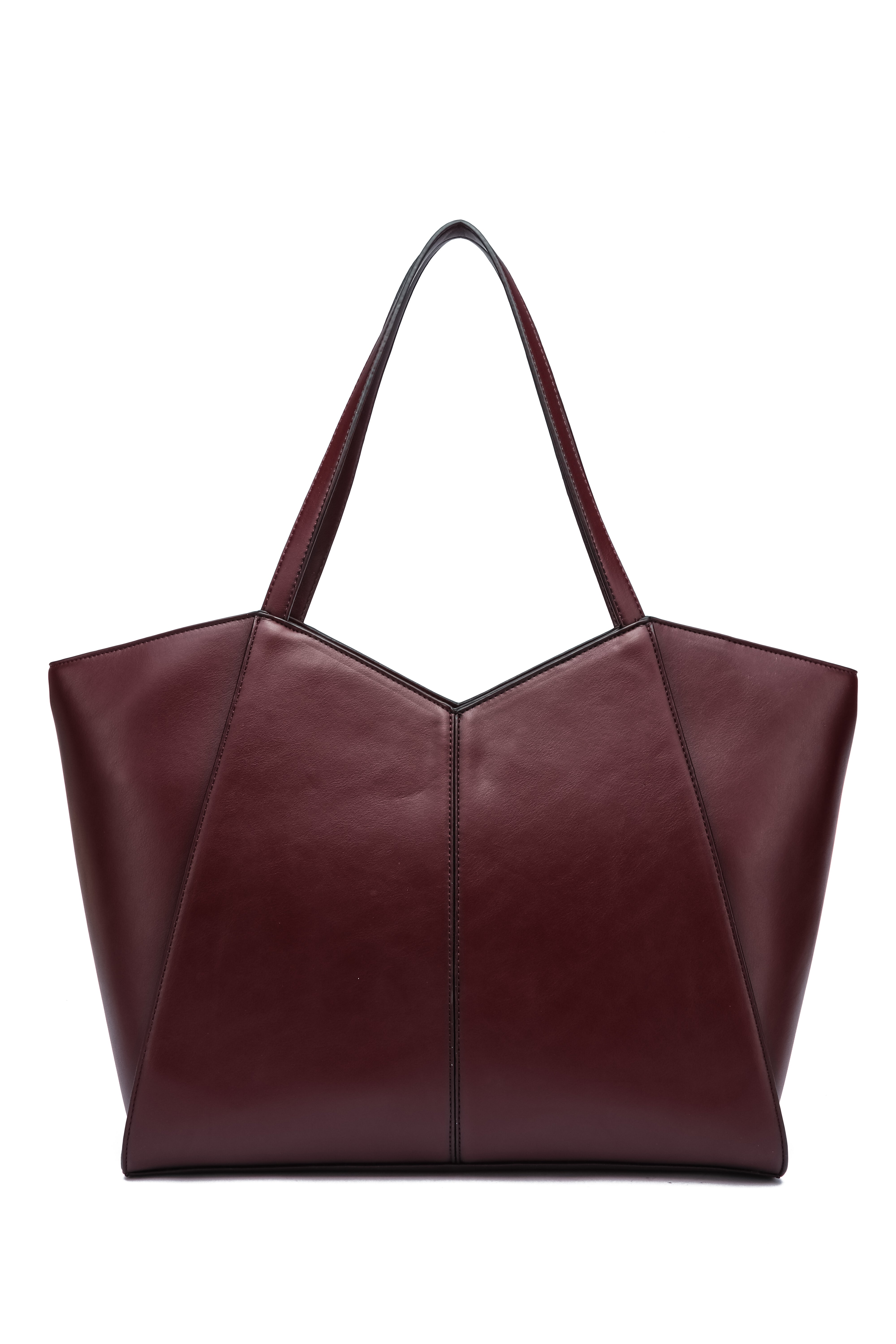 Kate Hill - KH2623 Callie Tote Dual carry handle - Plum