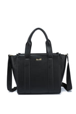 Kate Hill - KH2632 Clara Dual top carry handle tote - Black