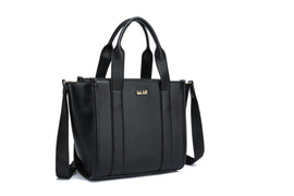 Kate Hill - KH2632 Clara Dual top carry handle tote - Black - 0