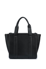 Kate Hill - KH2632 Clara Dual top carry handle tote - Black