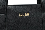 Kate Hill - KH2632 Clara Dual top carry handle tote - Black