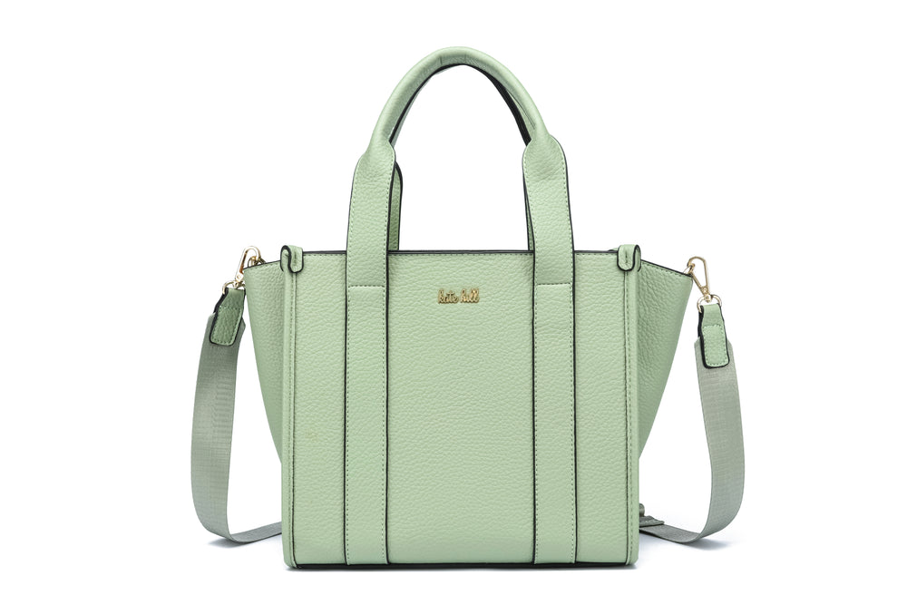 Kate Hill - KH2632 Clara Dual Top Carry Handle Tote - Sage