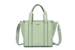 Kate Hill - KH2632 Clara Dual Top Carry Handle Tote - Sage