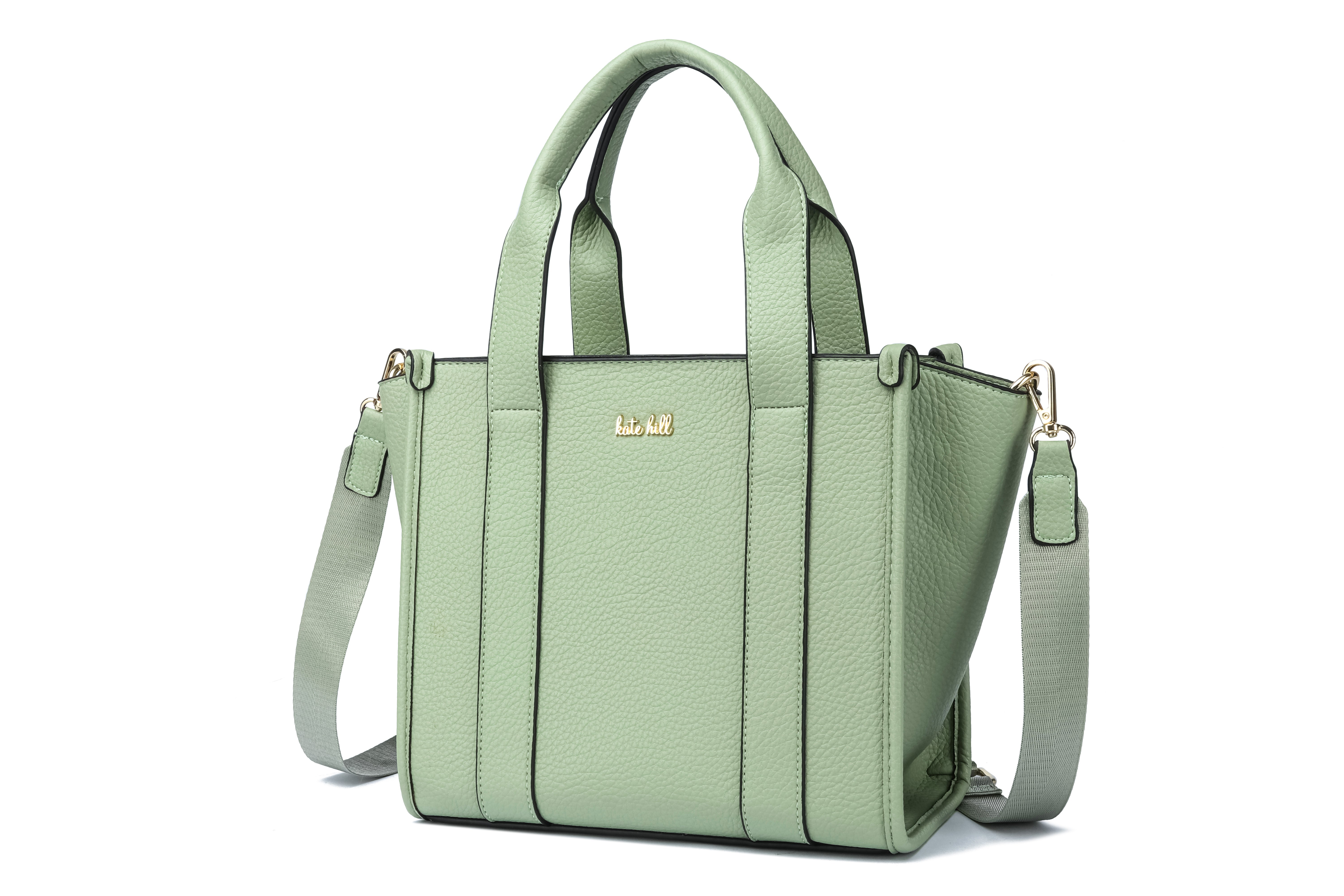 Kate Hill - KH2632 Clara Dual top carry handle tote - Sage