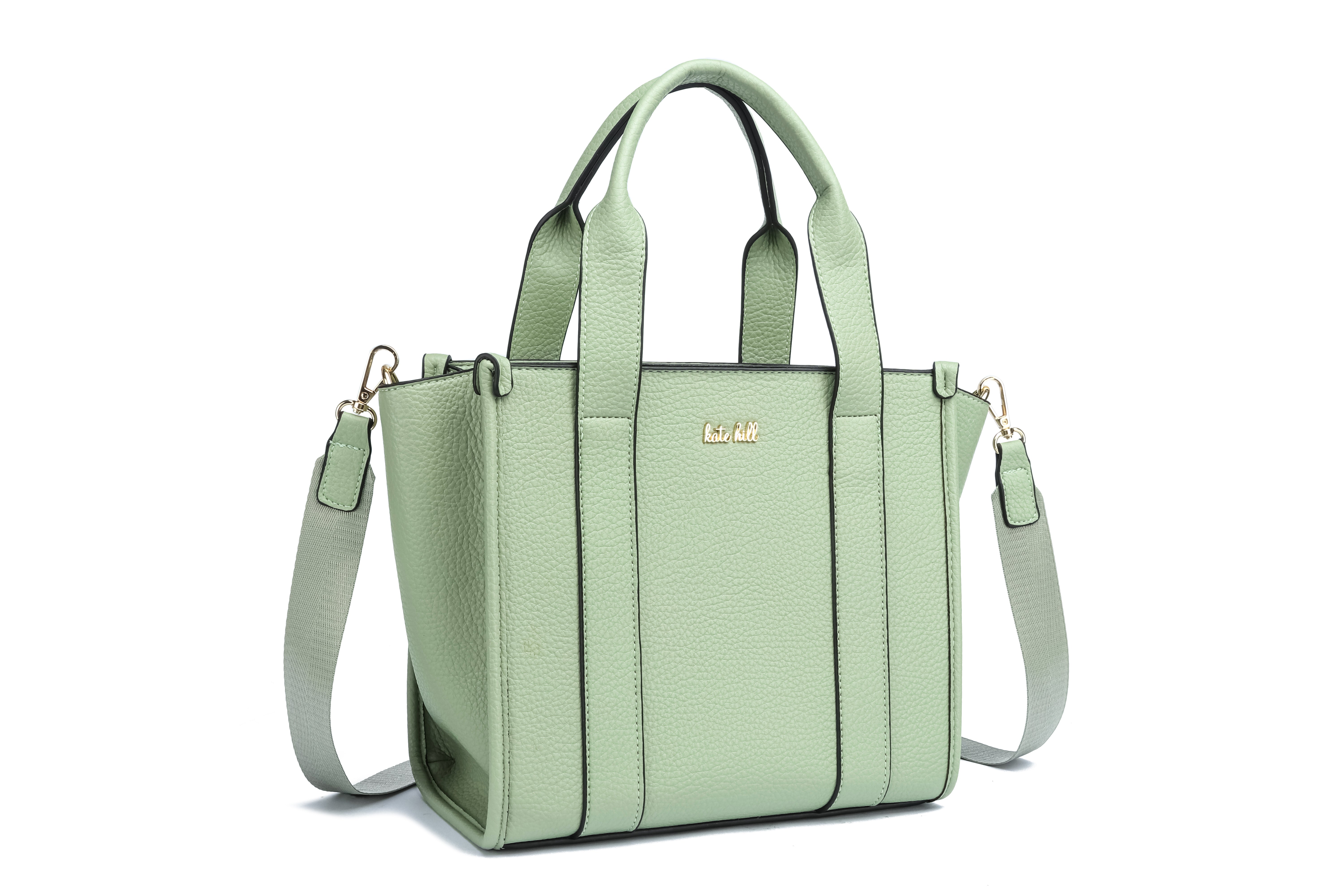 Kate Hill - KH2632 Clara Dual top carry handle tote - Sage