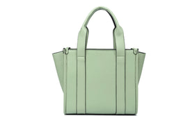 Kate Hill - KH2632 Clara Dual top carry handle tote - Sage - 0