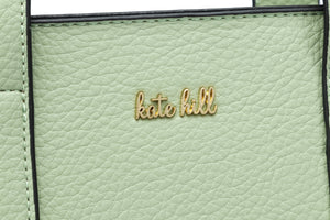 Kate Hill - KH2632 Clara Dual Top Carry Handle Tote - Sage