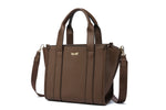 Kate Hill - KH2632 Clara Dual top carry handle tote - Chocolate