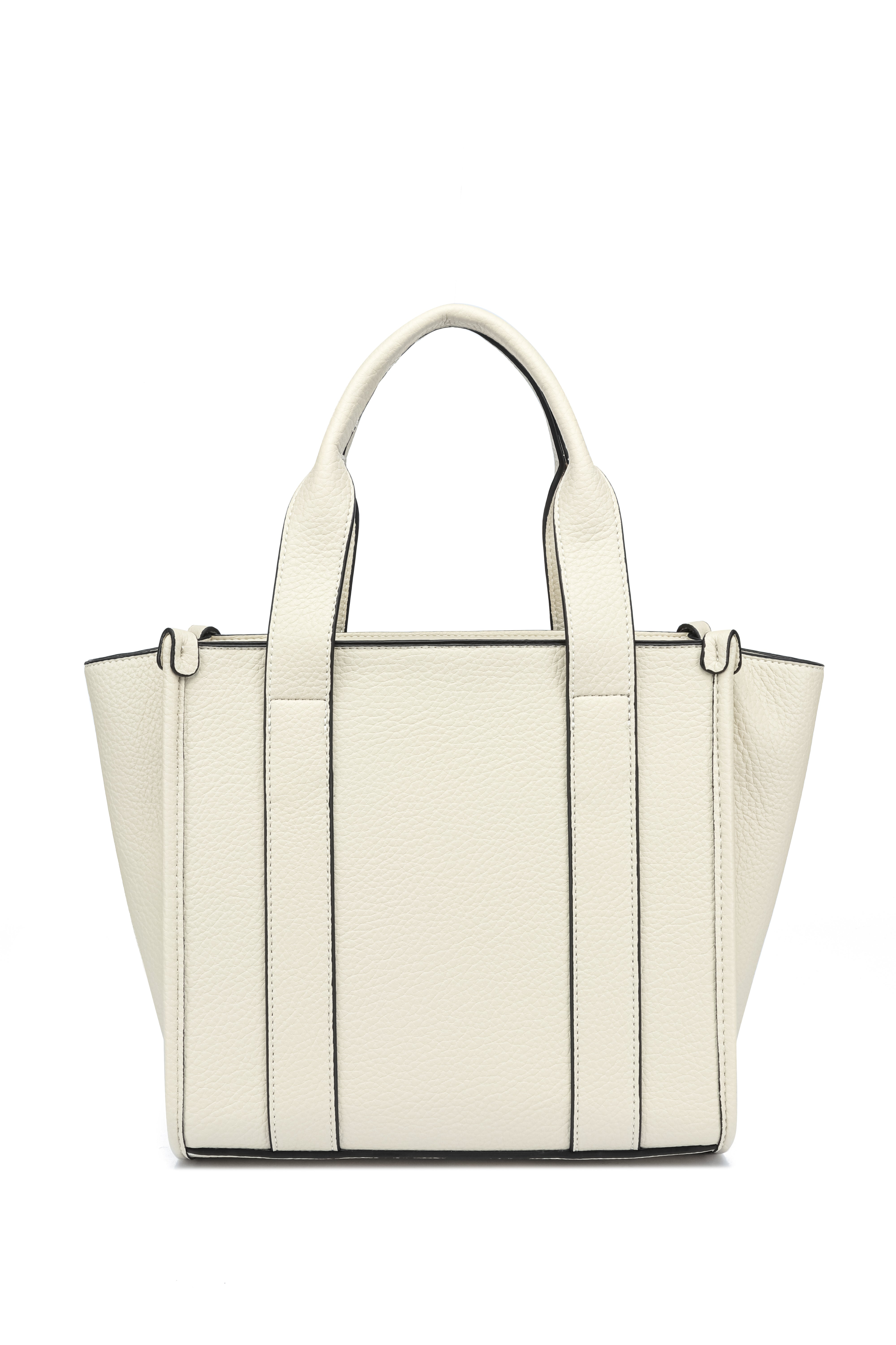 Kate Hill - KH2632 Clara Dual top carry handle tote - Ivory