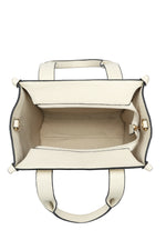 Kate Hill - KH2632 Clara Dual top carry handle tote - Ivory