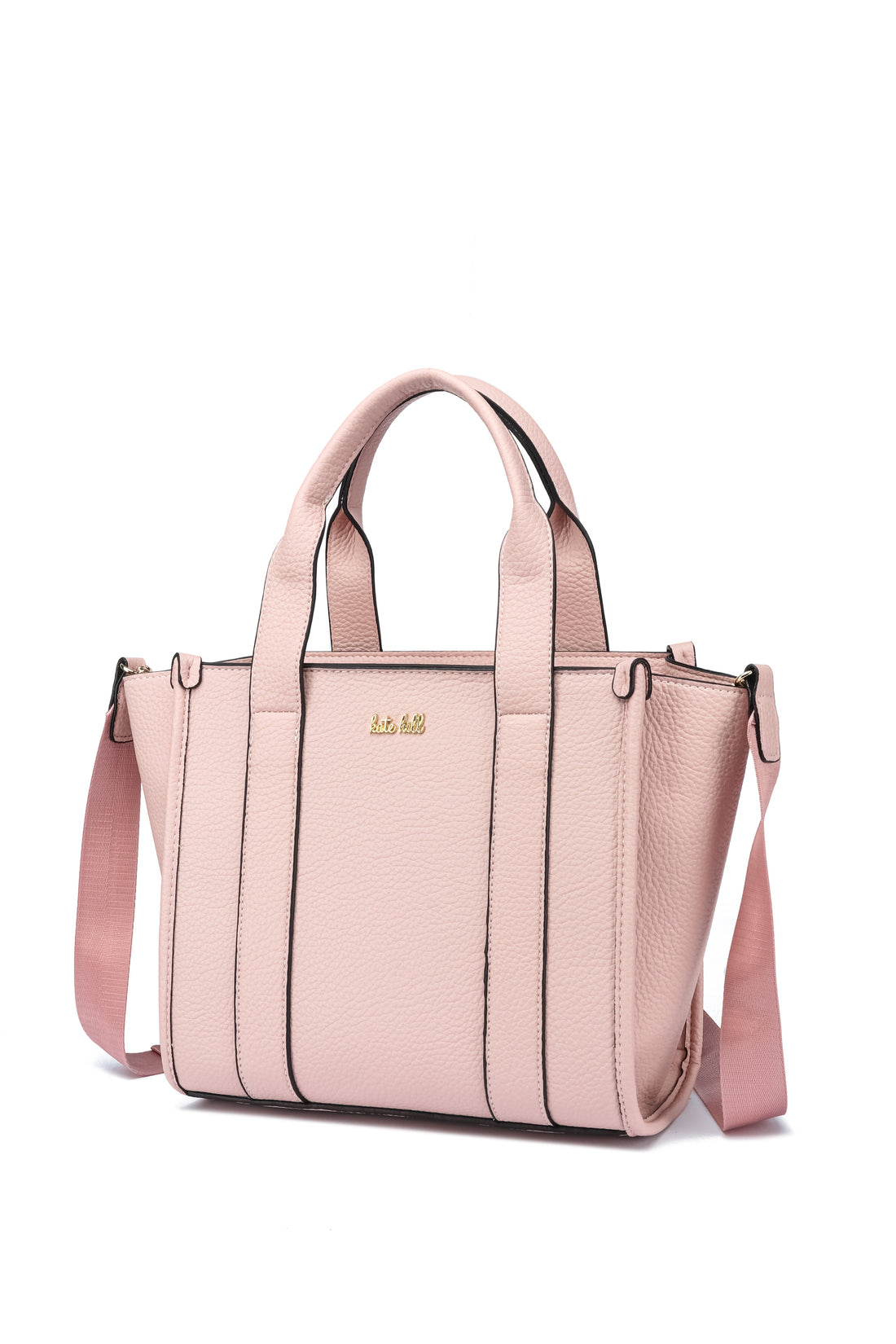 Kate Hill - KH2632 Clara Dual Top Carry Handle Tote - Pink