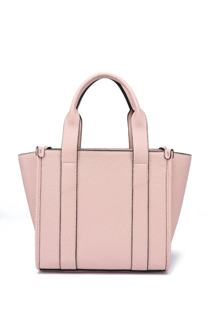 Kate Hill - KH2632 Clara Dual Top Carry Handle Tote - Pink