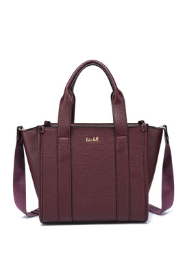 Kate Hill - KH2632 Clara Dual top carry handle tote - Plum