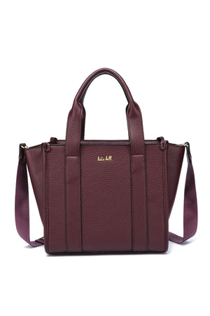 Kate Hill - KH2632 Clara Dual Top Carry Handle Tote - Plum