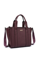 Kate Hill - KH2632 Clara Dual top carry handle tote - Plum