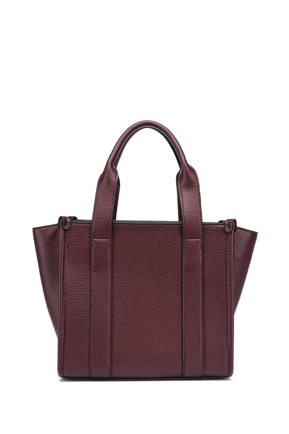 Kate Hill - KH2632 Clara Dual Top Carry Handle Tote - Plum
