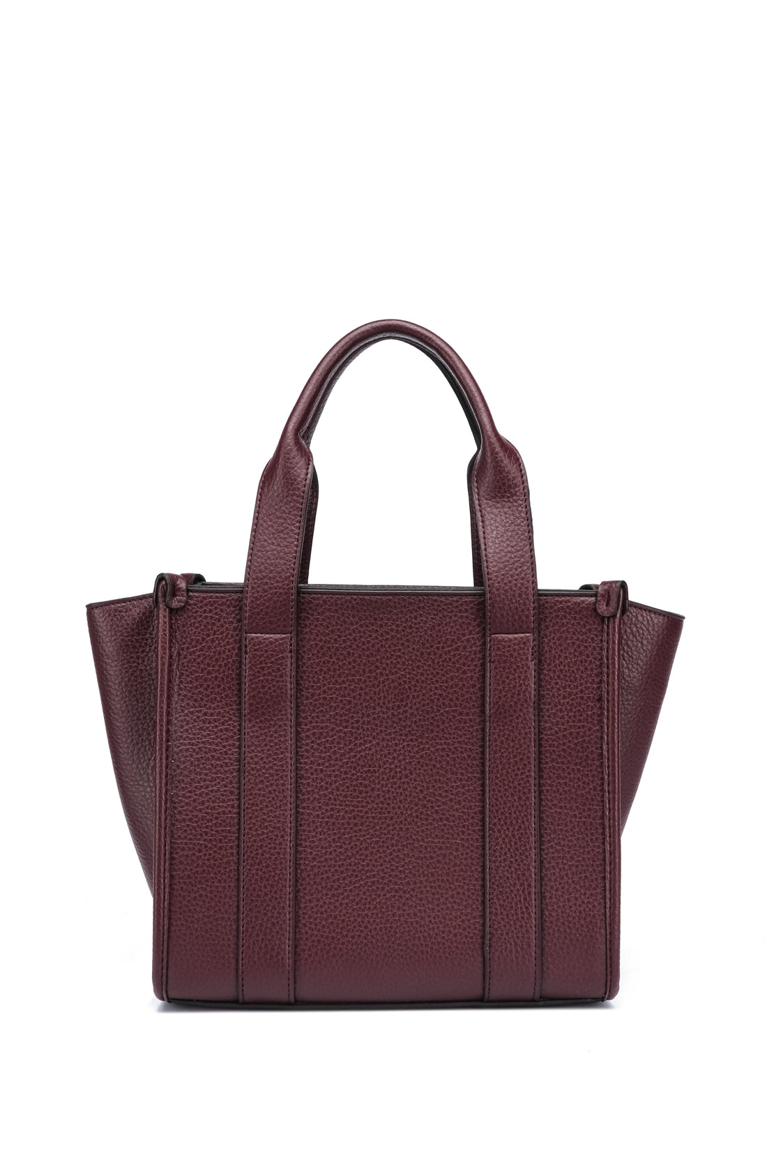 Kate Hill - KH2632 Clara Dual Top Carry Handle Tote - Plum