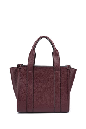 Kate Hill - KH2632 Clara Dual Top Carry Handle Tote - Plum