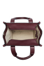 Kate Hill - KH2632 Clara Dual top carry handle tote - Plum