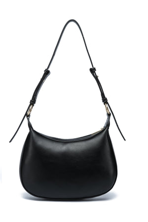Kate Hill - KH2643 Celestetop Zip Shoulder Bag - Black