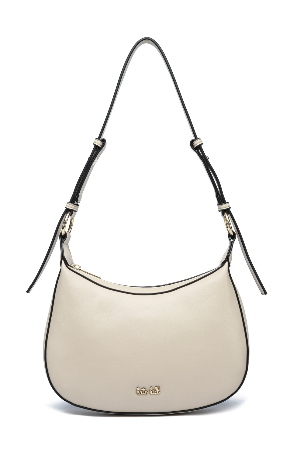 Kate Hill - KH2643 Celestetop Zip Shoulder Bag - Sand
