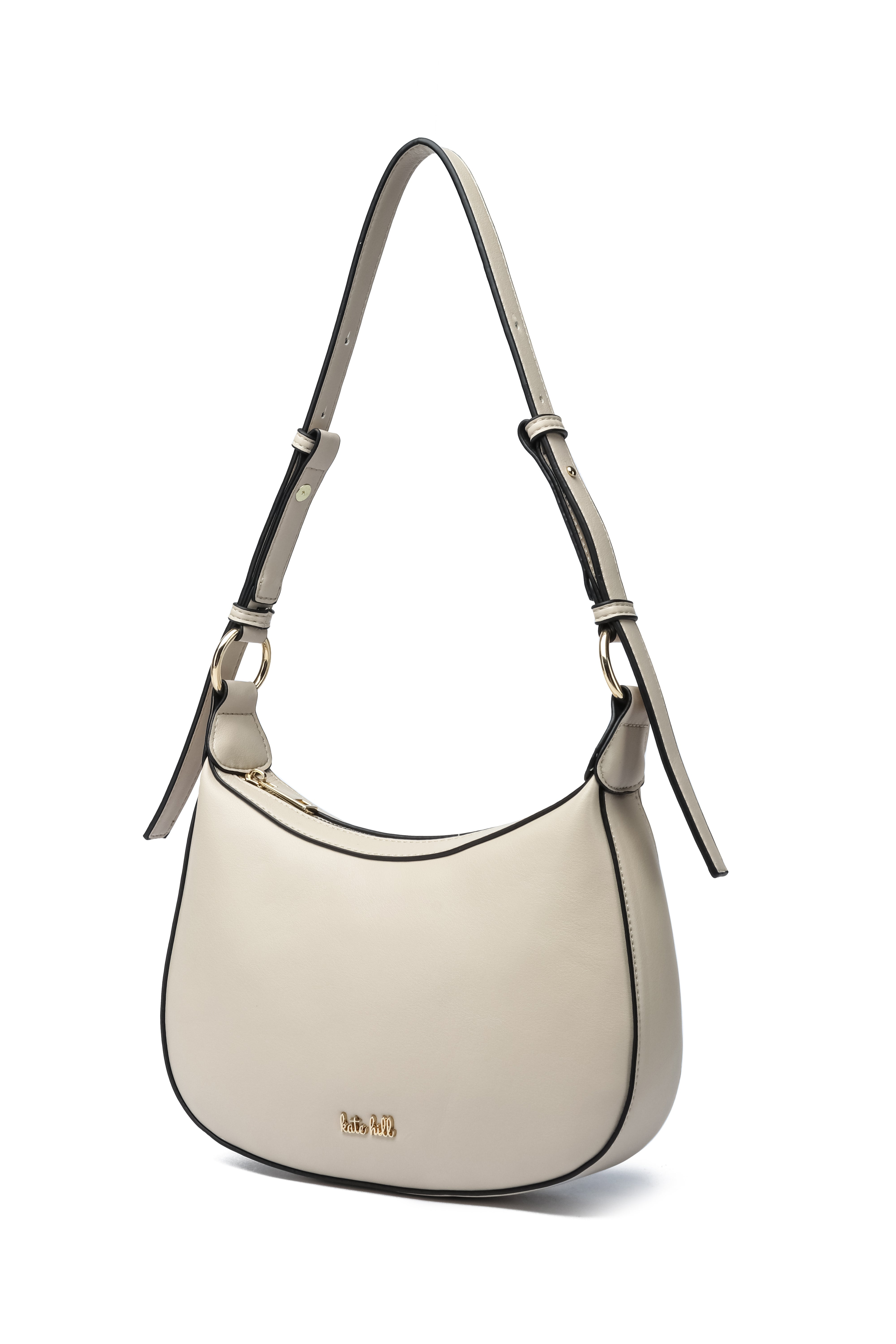 Kate Hill - KH2643 Celestetop zip shoulder bag - Sand
