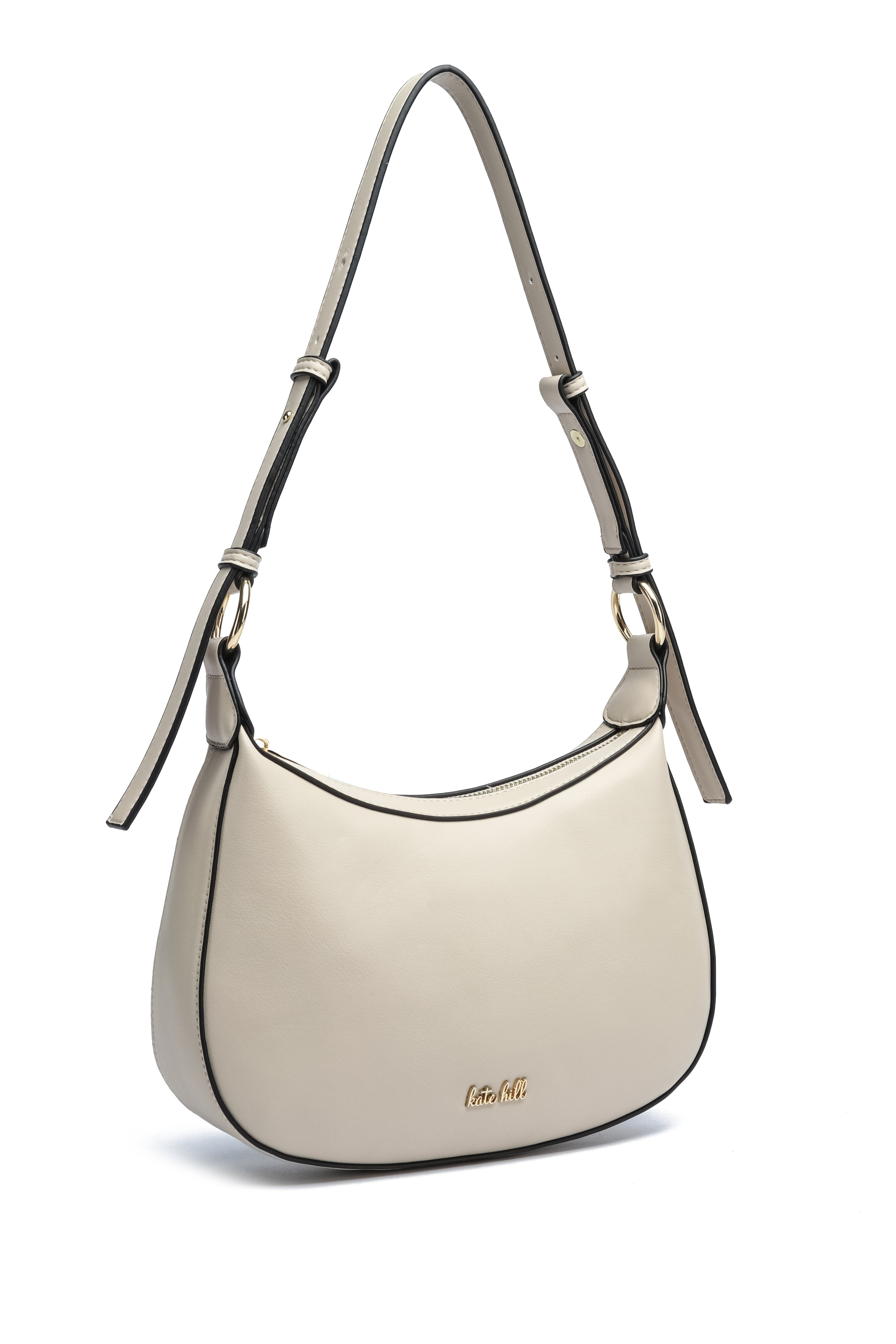 Kate Hill - KH2643 Celestetop zip shoulder bag - Sand