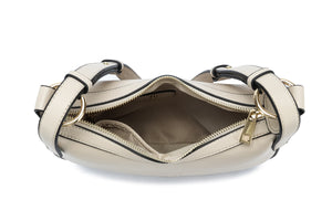 Kate Hill - KH2643 Celestetop Zip Shoulder Bag - Sand