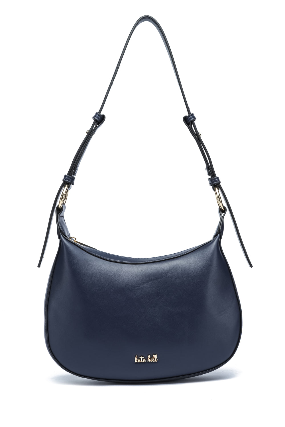 Kate Hill - KH2643 Celestetop Zip Shoulder Bag - Dark Navy