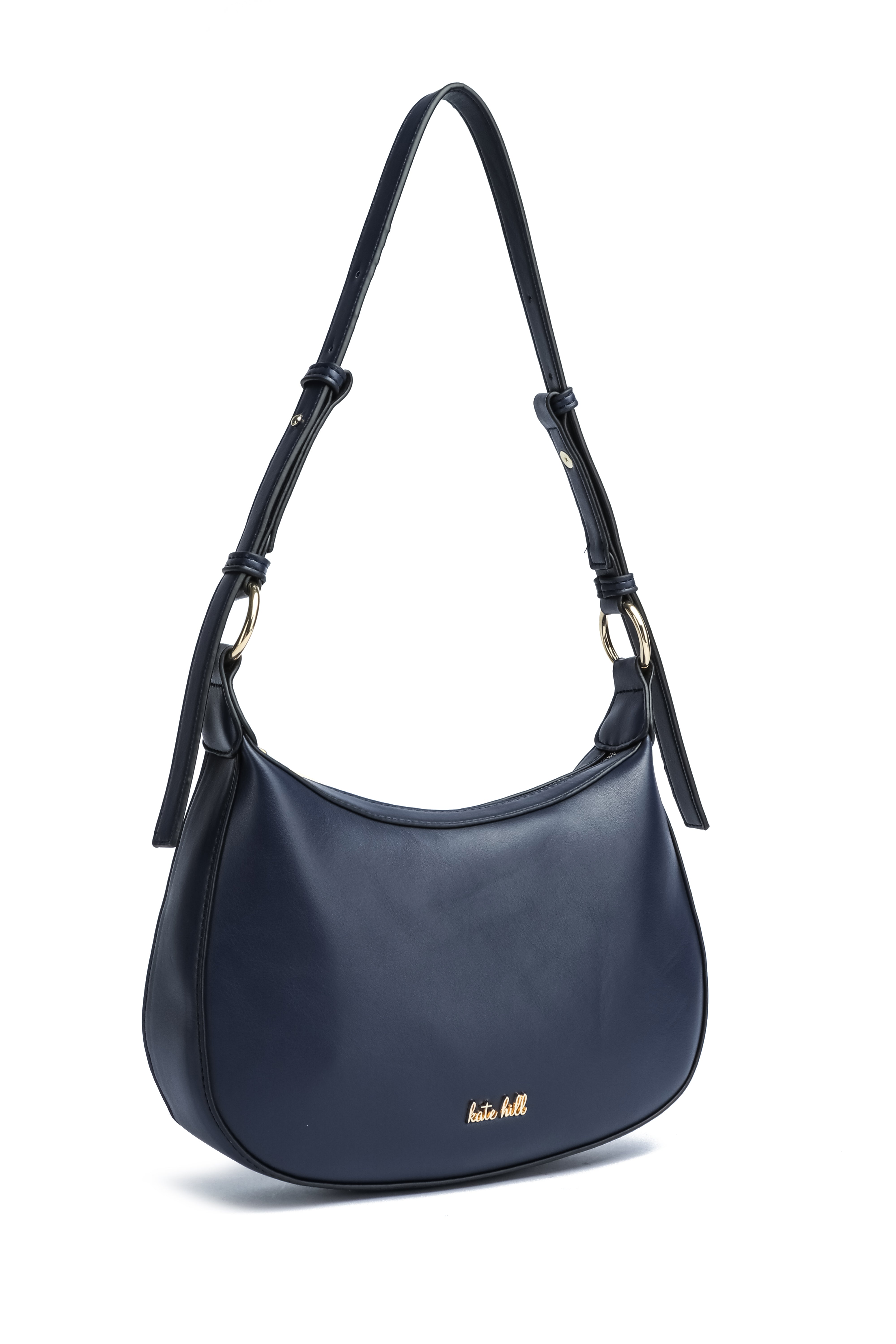 Kate Hill - KH2643 Celestetop zip shoulder bag - Dark Navy