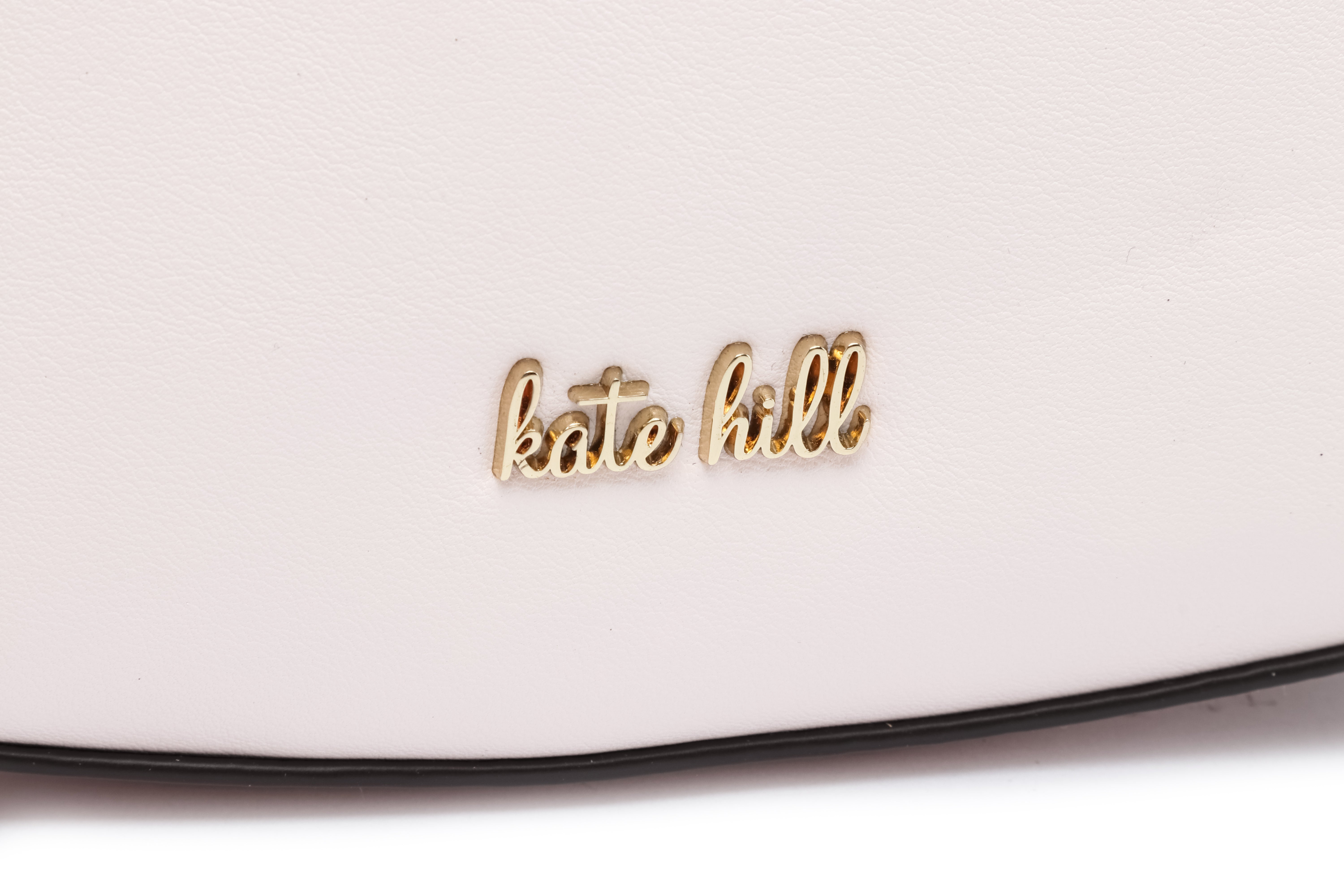 Kate Hill - KH2643 Celestetop zip shoulder bag - Beige Pink