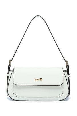 Kate Hill - KH2645 Cora E/W Flap shoulder bag - Ivory