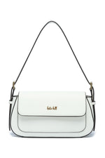 Kate Hill - KH2645 Cora E/W Flap shoulder bag - Ivory