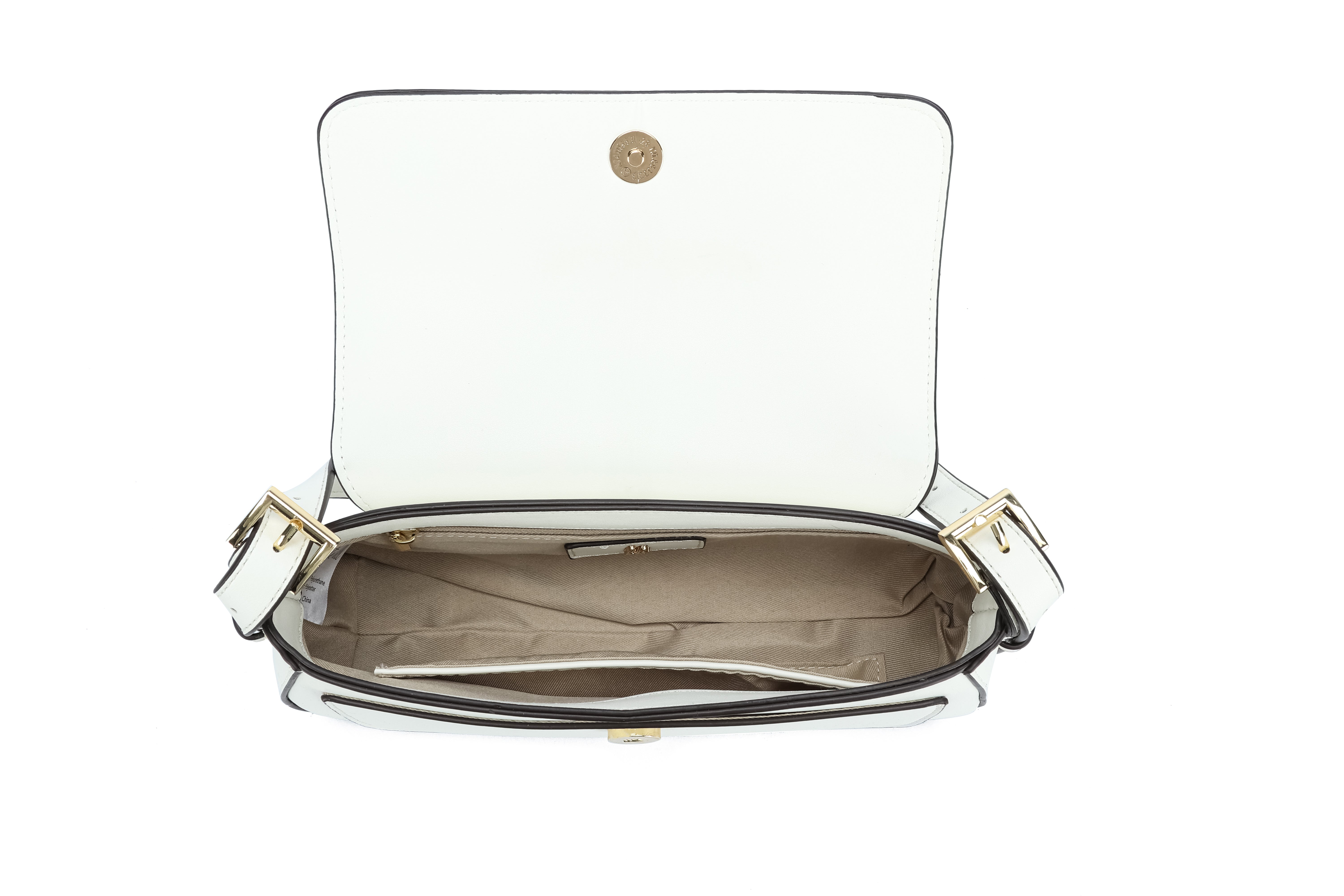 Kate Hill - KH2645 Cora E/W Flap shoulder bag - Ivory