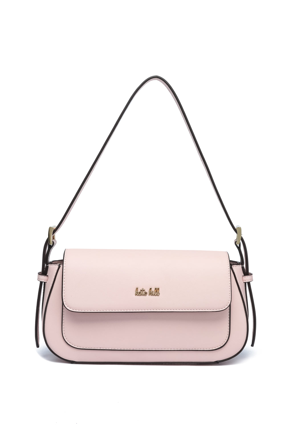 Kate Hill - KH2645 Cora E/W Flap Shoulder Bag - Pink