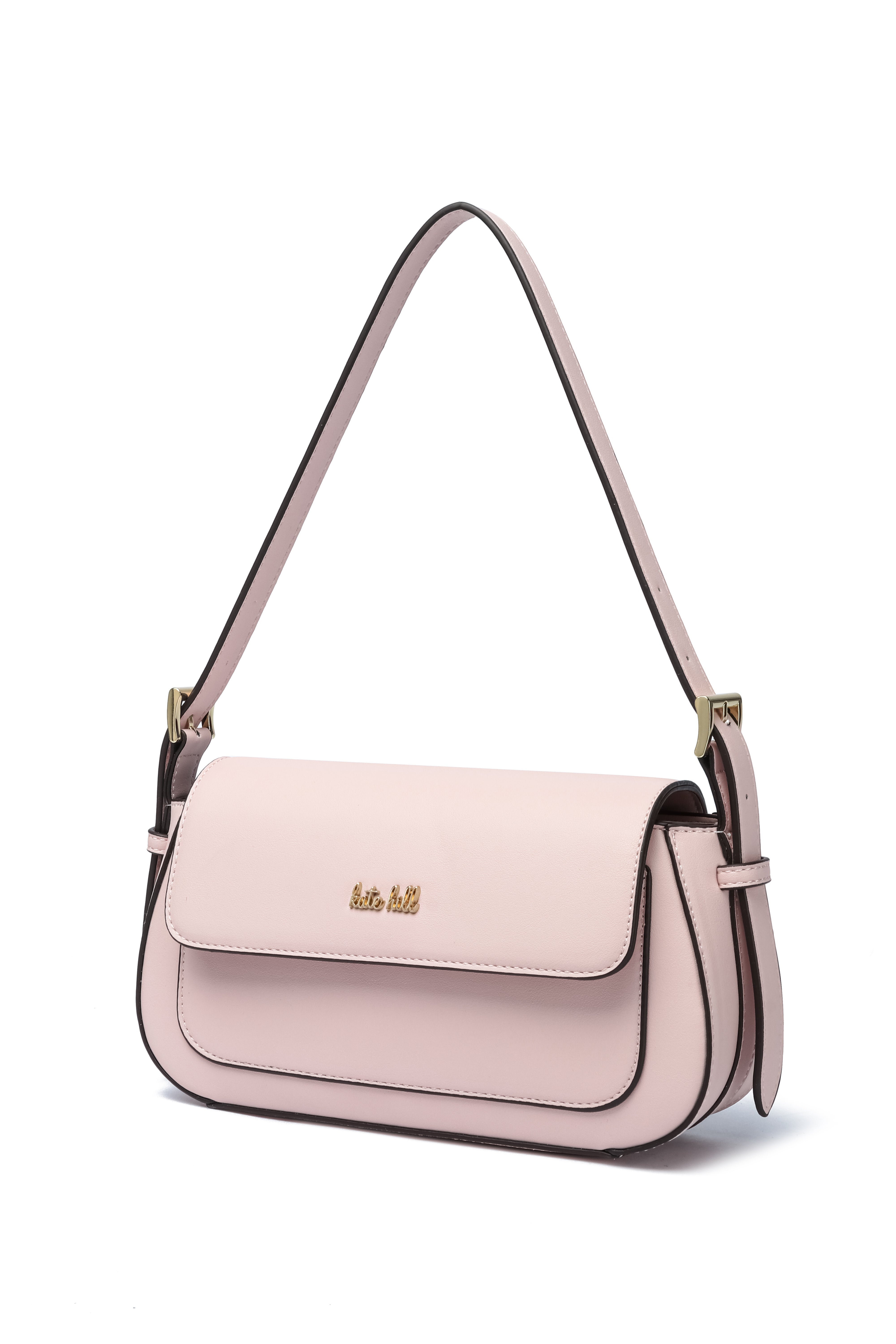 Kate Hill - KH2645 Cora E/W Flap shoulder bag - Pink