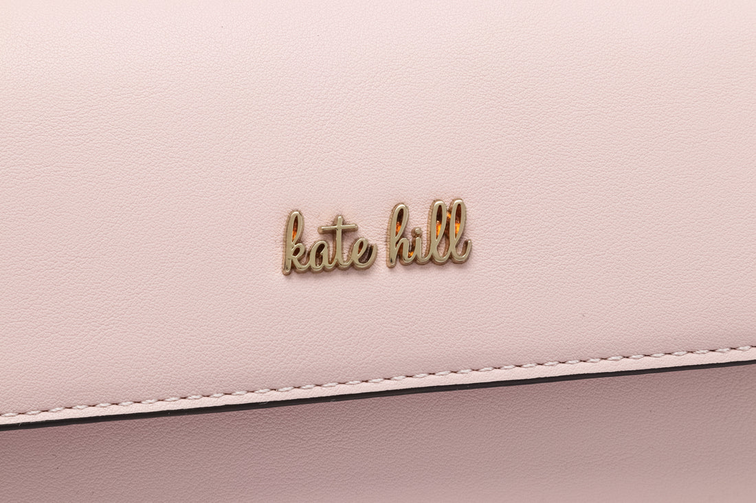 Kate Hill - KH2645 Cora E/W Flap Shoulder Bag - Pink