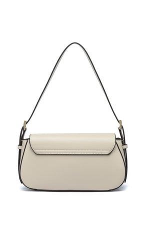 Kate Hill - KH2645 Cora E/W Flap Shoulder Bag - Taupe
