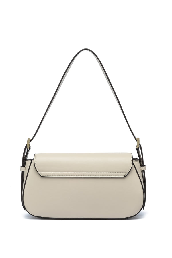 Kate Hill - KH2645 Cora E/W Flap Shoulder Bag - Taupe
