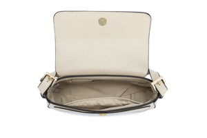Kate Hill - KH2645 Cora E/W Flap Shoulder Bag - Taupe