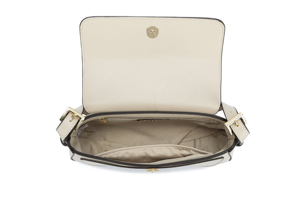 Kate Hill - KH2645 Cora E/W Flap Shoulder Bag - Taupe