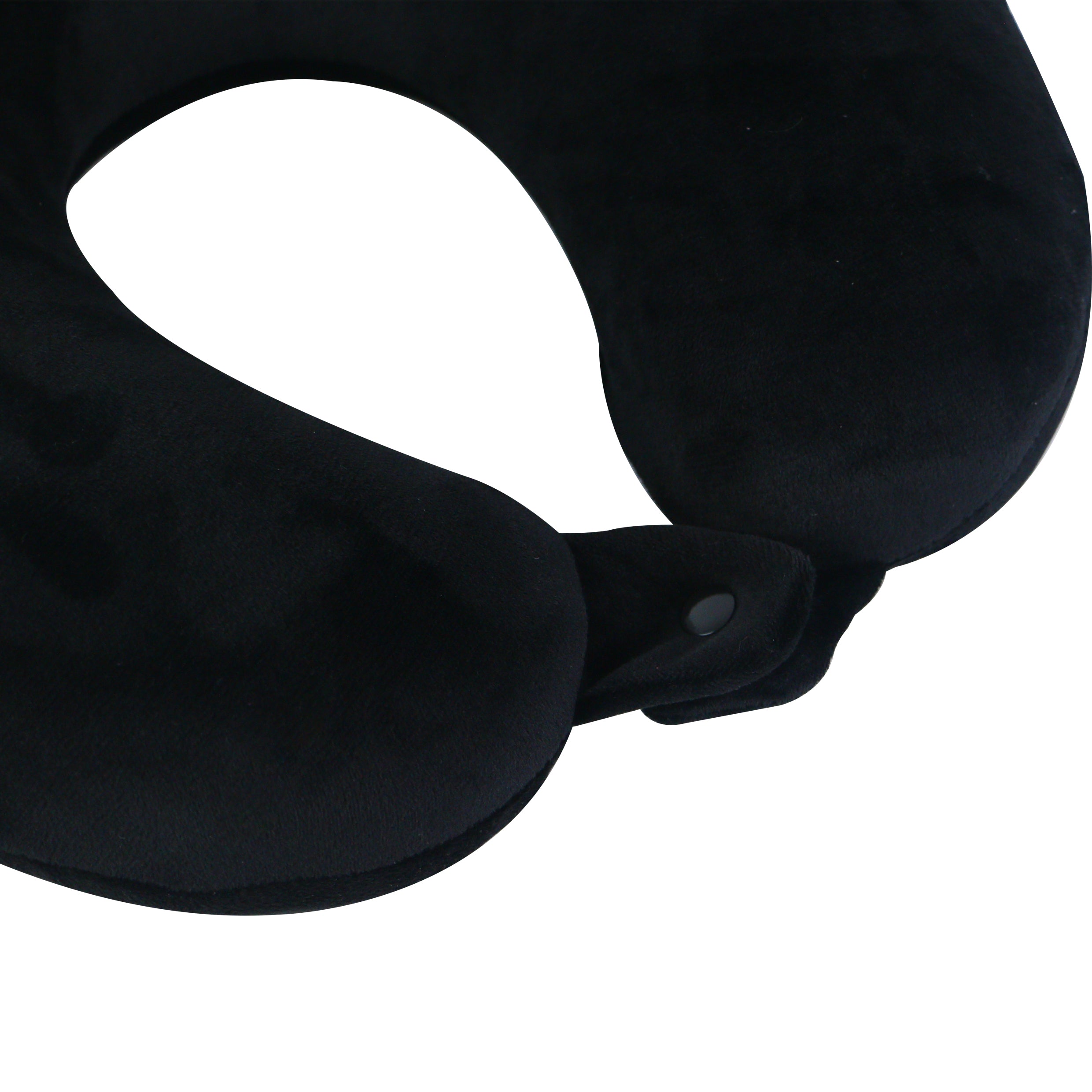 Kate Hill - Memory Foam Travel Neck Pillow - Black