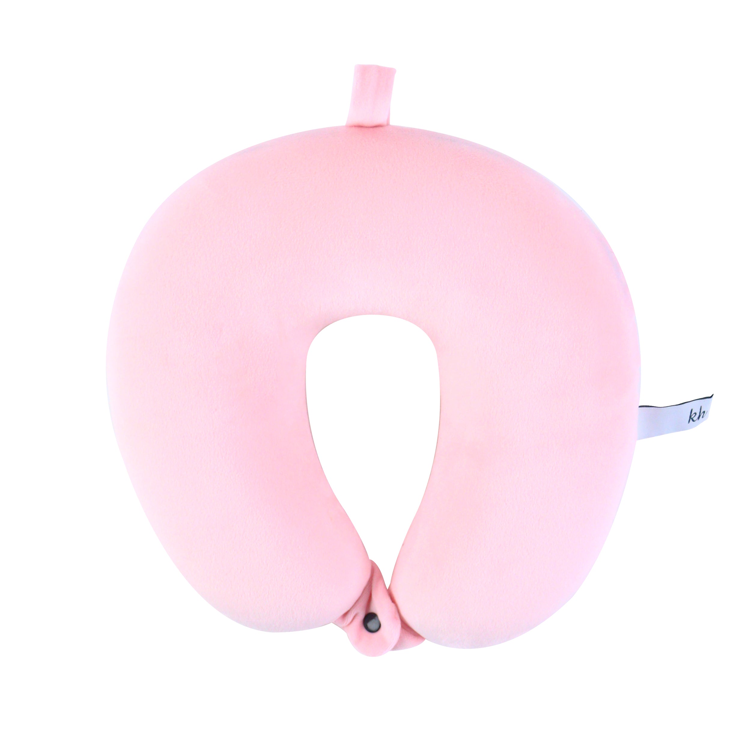 Kate Hill - Memory Foam Travel Neck Pillow - Pink