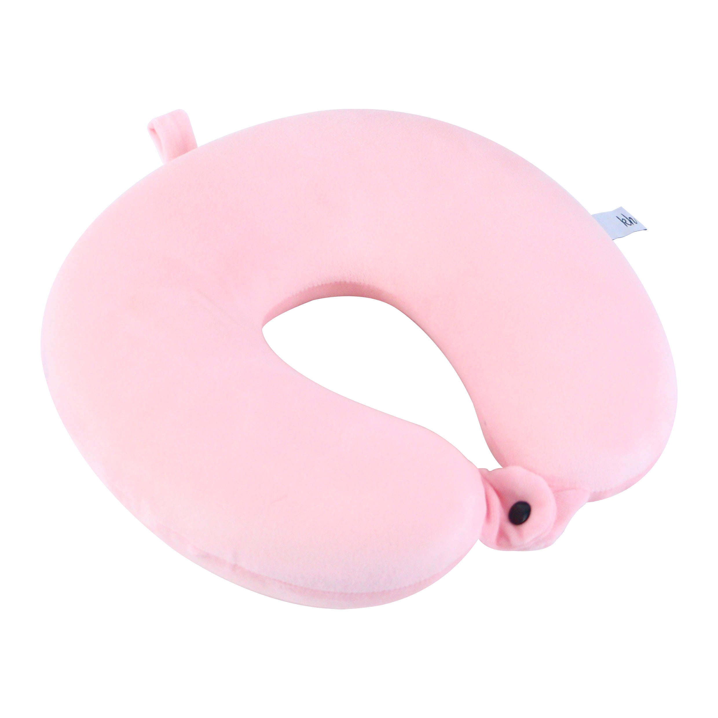 Kate Hill - Memory Foam Travel Neck Pillow - Pink - 0