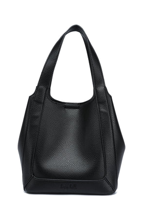 Kate Hill - KH2653 Cindy - Large 2 Handle Shoulder Tote - Black