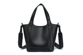 Kate Hill - KH2653 Cindy - Large 2 handle shoulder tote - Black